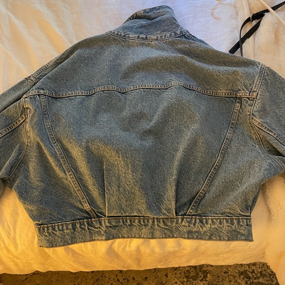 Zara oversized denim jacket